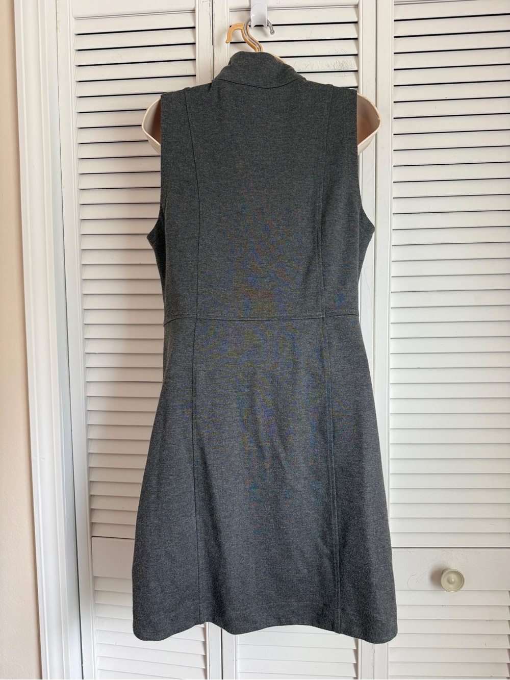 Title Nine Zip Up Dress Passport Ponte Stretch Sleeveless Large High Neck Golf - Picture 7 of 11